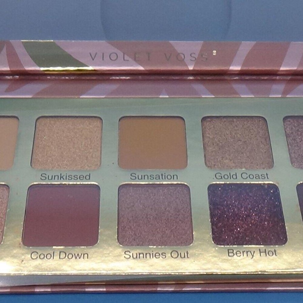 VIOLET VOSS SUNKISSED EYESHADOW PALETTE (Full Size /NWB/)